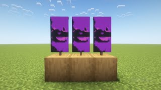 How To Make A Ender Dragon Banner In Minecraft [upl. by Llen502]