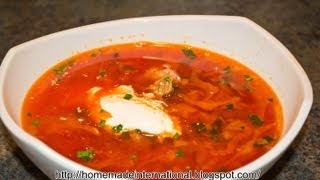 How to make Ukrainian Beef Borscht Український борщ [upl. by Dotson]