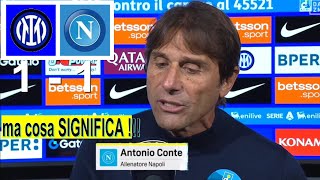 Antonio Conte Intervista Post Inter 1 vs 1 Napoli 10112024 [upl. by Nasya193]