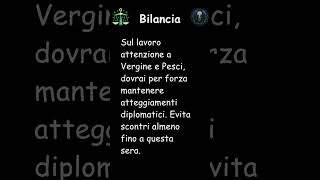 Bilancia oroscopo di lunedì 11 novembre 2024 dalla Stanza Esoterica short [upl. by Kiah]