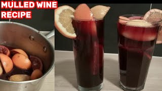 MULLED WINE RECIPEHOW TO MAKE MULLED WINE WINE RECIPES MULLED WINECOCKTAIL DRINKSCOCKTAIL WINE [upl. by Trinatte]