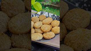 Quick amp Easy Coconut Cookies  පොල් බිස්කට් 😋 viralvideo cookies biscuit [upl. by Ivets412]