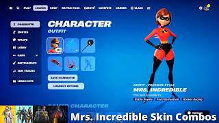 Mrs Incredible Skin Combos Fortnite Battle Royale [upl. by Aneloj]