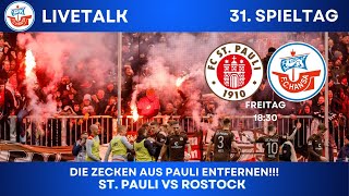 DIE ZECKEN AUS PAULI ENTFERNEN  ST Pauli VS Rostock  26042024  LIVETALK  HanseatenBude [upl. by Eimaral]