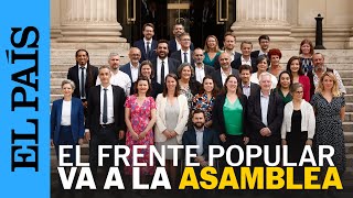 ELECCIONES FRANCIA  El bloque de izquierdas llega a la Asamblea Nacional en París  EL PAÍS [upl. by Miriam]