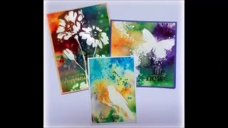 Brushos and Embossing  Cardmaking Tutorial [upl. by Abas]