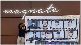 Met Jimins Dad at Magnate 😭💜  Magnate Cafe tour  BTS ARMY 💜  Indian 🇮🇳  South Korea 🇰🇷  Busan [upl. by Olbap]