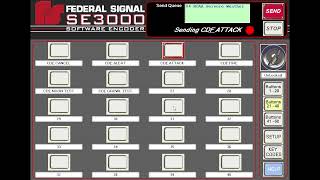 using almost every activation format in Federal Signals SE3000 [upl. by Kaazi656]