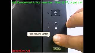 How to reset Canon G3400 code 5B00 Waste Ink Counter Error Wic Reset Key [upl. by Llerod]