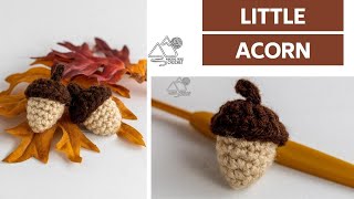 CROCHET Quick and Easy Crochet Acorn for your Fall Decor by Winding Road Crochet [upl. by Gagnon]