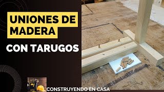 🔴como unir con TARUGOS cualquier pieza de madera 🔴• Fácil y rápido \\\ con tarugos o tacos [upl. by Aevin]