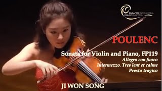 Poulenc Sonata for Violin and Piano FP119 [upl. by Nahpets]