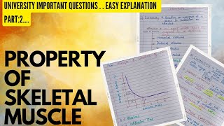 property of skeletal muscle video part 2 [upl. by Eri]