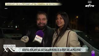 Gestul șocant al lui Florin Salam după ce a ieșit din sediul secției de Poliție [upl. by Aihseym]