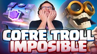 EL PEOR COFRE TROLL DE LA HISTORIA  Clash Royale [upl. by Skoorb]