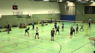 Volleyball Herren Oberliga TVA Fischenich I gegen TSV Bayer Dormagen vom 30112013 [upl. by Ysirhc]