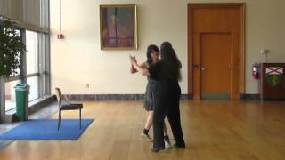 Waltz Transitions CrossStep Waltz to Rotary Waltz via Canter Checks [upl. by Kwok]