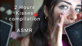 ASMR 2 HOURS KISSES COMPILATION 💋 [upl. by Enella]