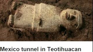 Mexico tunnel in Teotihuacan reveals ancient relics alien [upl. by Kcirreg224]