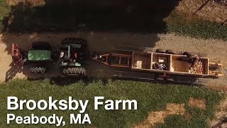 Brooksby Farm Peabody Drone Footage [upl. by Lynnell]