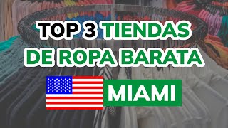 ¿Dónde comprar Ropa Barata en Miami  🥇 TOP 3 TIENDAS [upl. by Yila]