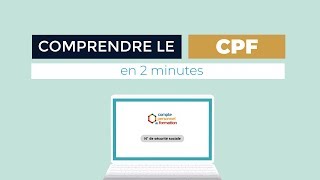 Comprendre le CPF  Compte Personnel de Formation [upl. by Ehtyde]