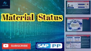 SAP Material Status Client specific status  Plant specific status [upl. by Eniamor]