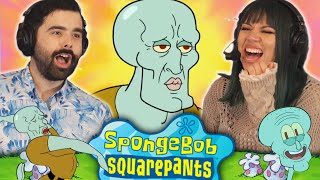 We Watched SPONGEBOB SEASON 5 EPISODE 19 AND 20 For the FIRST TIME HANDSOME SQUIDWARD [upl. by Gayler]