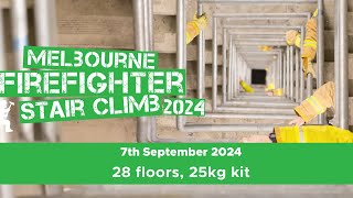 Melbourne Firefighter Stair Climb 2024  Presentations  Live Stream [upl. by Aknahs763]