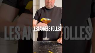 Making the Les Années Folles Cocktail cocktail shorts youtubehighfive drink bartender [upl. by Eiddam]