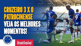 MELHORES MOMENTOS CRUZEIRO 3 X 0 PATROCINENSE COM NARRAÇÃO DO PEQUETITO  CAMPEONATO MINEIRO [upl. by Maclean234]