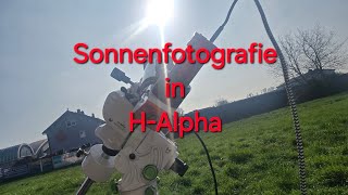 Sonnenfotografie in HAlpha [upl. by Aytak]