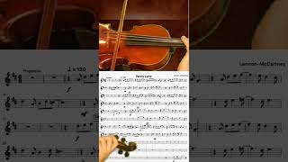 PENNY LANE THE BEATLES FREE VIOLIN S25 [upl. by Elehcin]