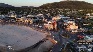 PIRIAPOLIS VIDEO DRON RECORRIDA POR LA RAMBLA DESDE EL PUERTO HASTA HOTEL ARGENTINO OCTUBRE 2024 [upl. by Zanahs]