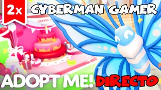 2X Farmeando con Suscriptores  Adopt Me  Directo  En Vivo  Cyberman Gamer [upl. by Aynam]