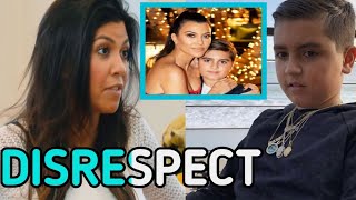 DISRESPECTIO Kourtneys Sad Encounter as Son Mason Disick Disrespected Her in Public [upl. by Hnaht183]