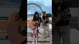 ベンチャーズ Acoustic surf rock PIPELINE cover パイプライン Ventures Mina Pang The Cotton Kids 千齡 guitar [upl. by Lion]