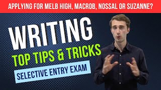 Selective School Exam Tips and Tricks  CREATIVE WRITING [upl. by Ahgiela]