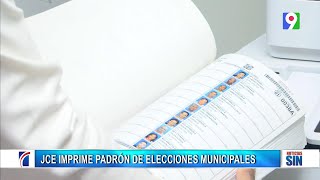 Comienzan con la impresión de boletas electorales para elecciones municipales Primera Emisión SIN [upl. by Bettye266]