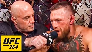 UFC 264 Dustin Poirier vs Conor Mcgregor 3 interview after the fight [upl. by Frederik]