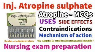 Atropine  Emergency drugs  Injection atropine  Atropine injection atropine [upl. by Ennalyrehc681]