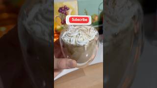 Gingerbread latte tarifi ☕️ satisfying asmr tarif latte kahve aesthetic christmas xmas diy [upl. by Lyrrehs55]