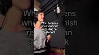 Thats all she wrote 🫠 audiobook voiceover voiceoverartist audible [upl. by Leaper]