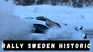 Rally Sweden Historic 2024  SS11 Bygdsiljum [upl. by Latrena]