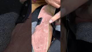 Leather shoes manufacturing satisfying leather leatherclothes leatherclothing handmade yt [upl. by Roberto]