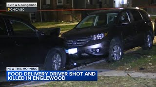 Food delivery driver killed in Chicago shooting [upl. by Eiramyelhsa]