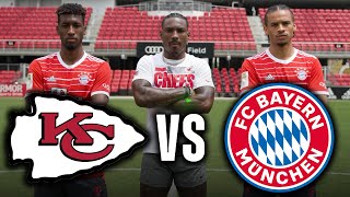 Kansas City Chiefs vs FC Bayern Munich in a ULTIMATE Skills Showdown [upl. by Aihsoem968]