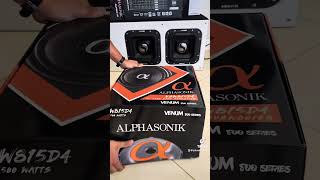 Unboxing 2024 subwoofer alphasonik 15 pulgadas kickeraudio sonido subwoofer bass audio audio [upl. by Merat]