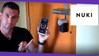 Abro la puerta de casa con mi smartphone  Nuki Smart Lock 20 [upl. by Sacul874]