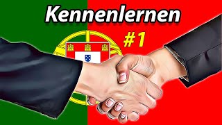 Portugiesisch lernen für Anfänger A1  Kennenlernen und begrüßen 1  DeutschPortugiesisch Vokabeln [upl. by Lily]